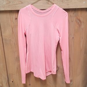 Lululemon long sleeve pink shirt. Size 4